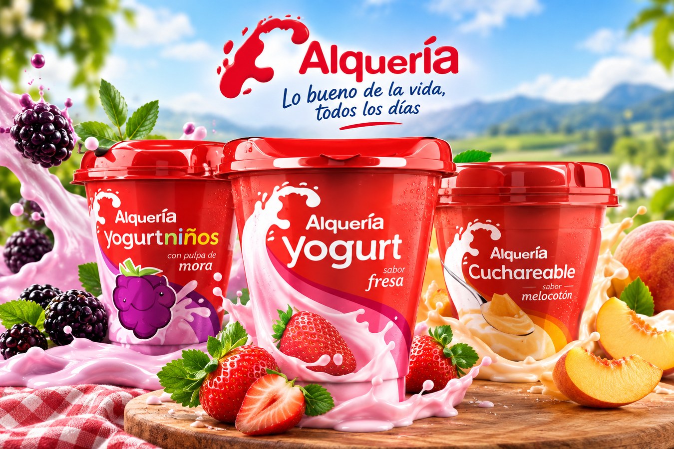 Alquería — yogures y productos lácteos